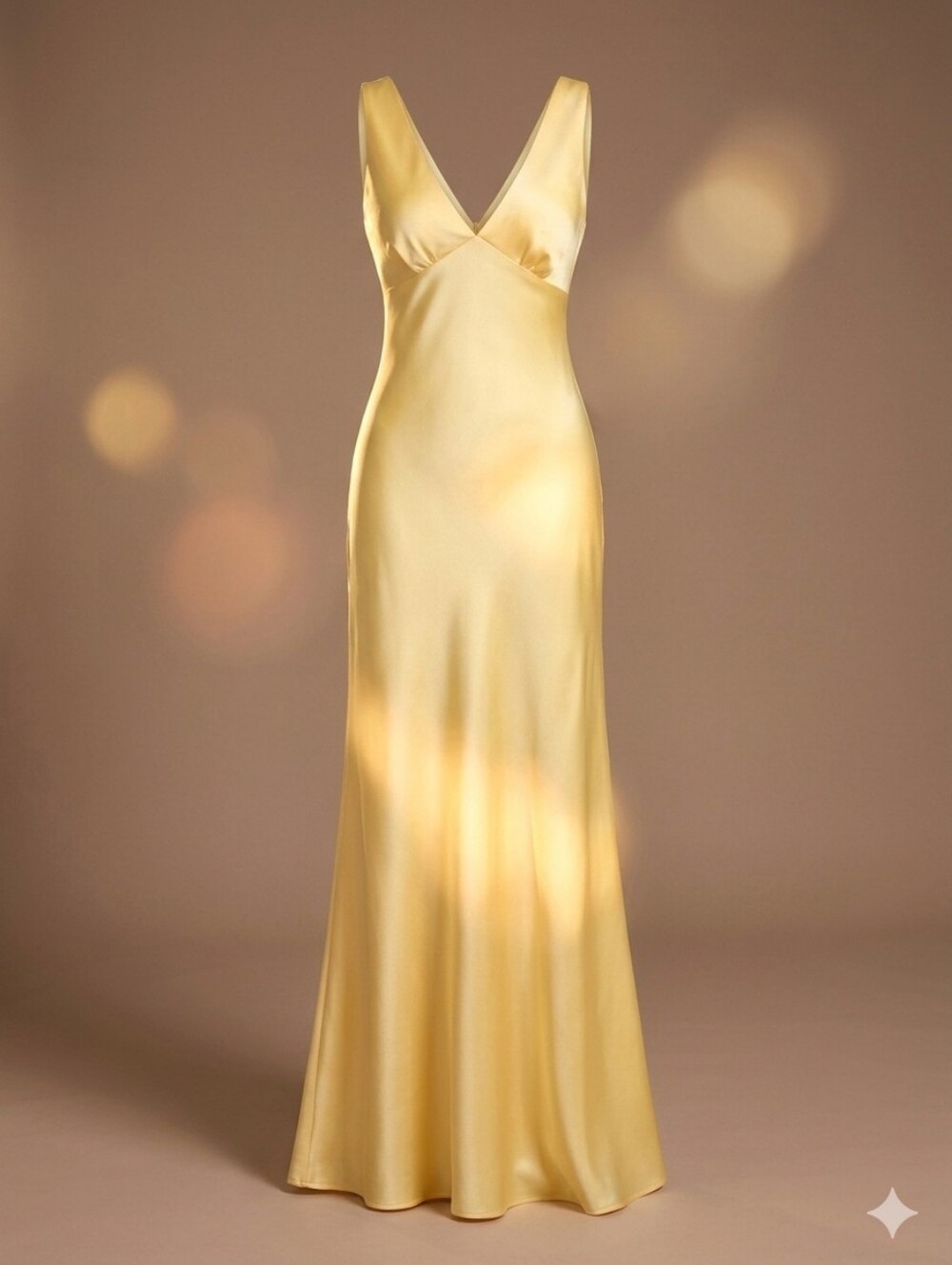 New with tags pale yellow/cream dress, size Medium.